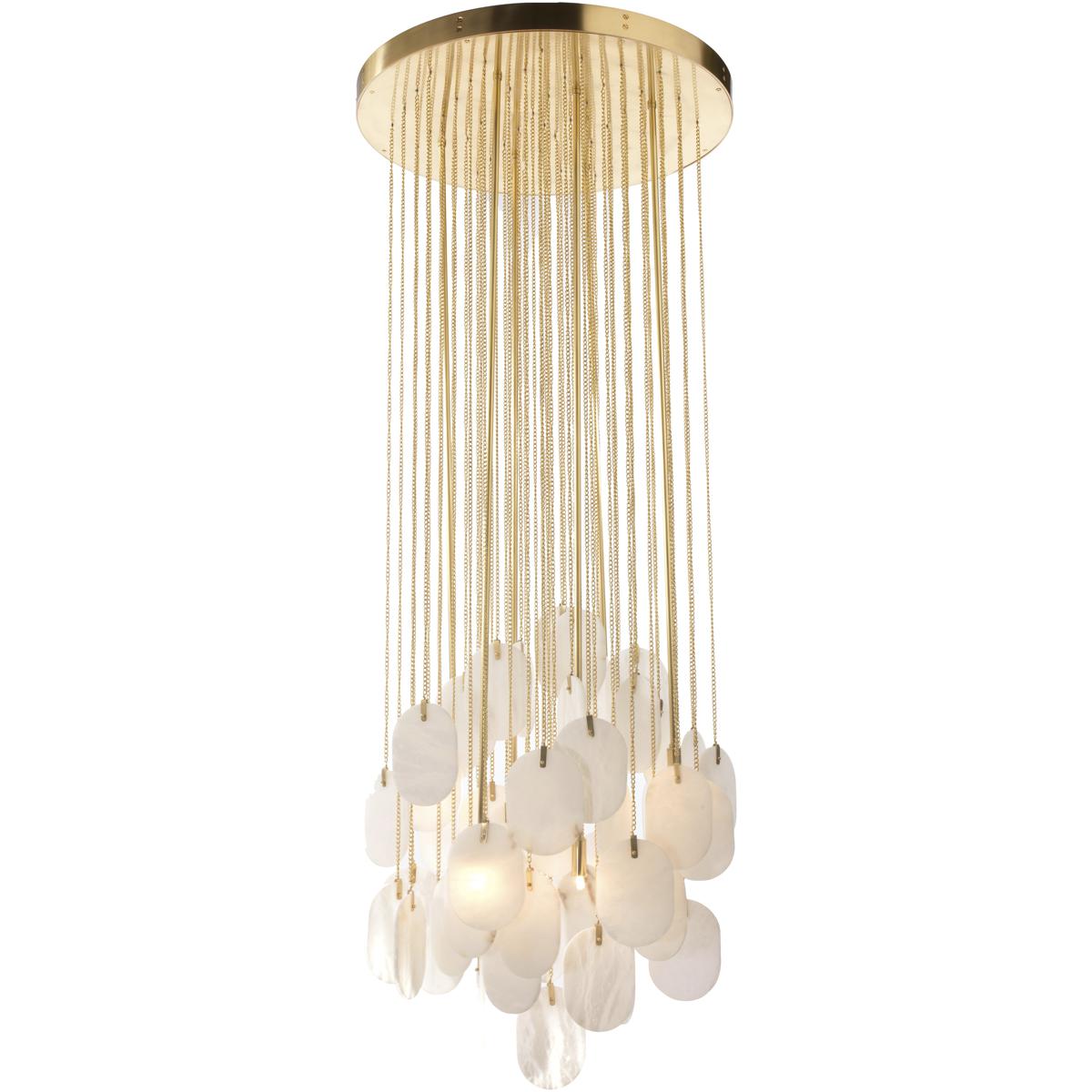 Metropolitan N9620 Constaledo 6 Light Brass Pan Pendant Ceiling Light