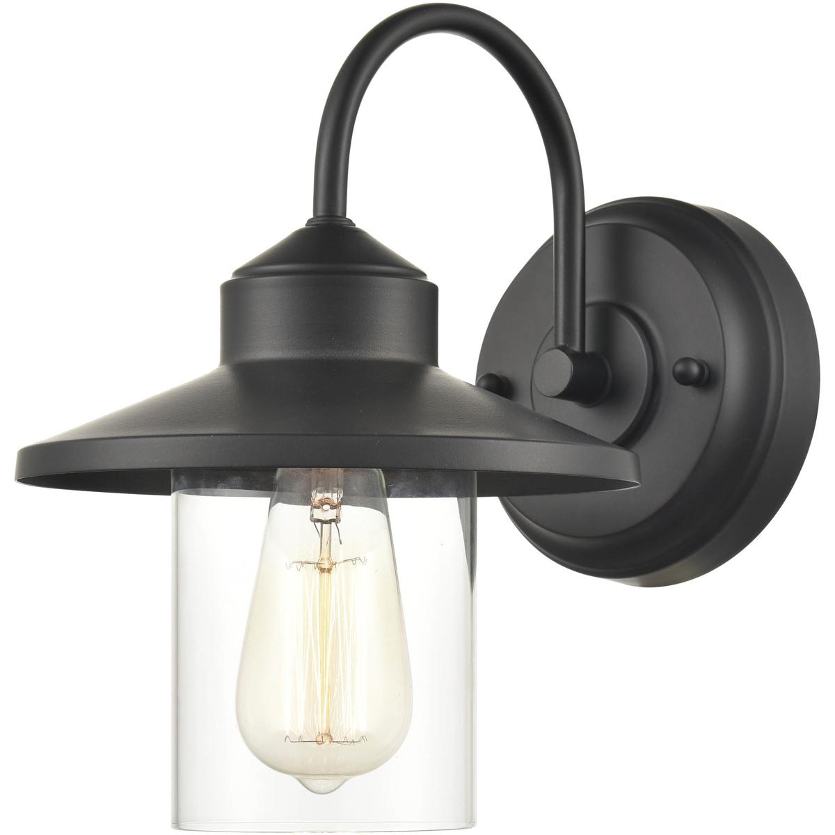 Millennium Lighting 2941-PBK Milltown 1 Light 11.25 inch Powder Coated Black Outdoor Wall Sconce