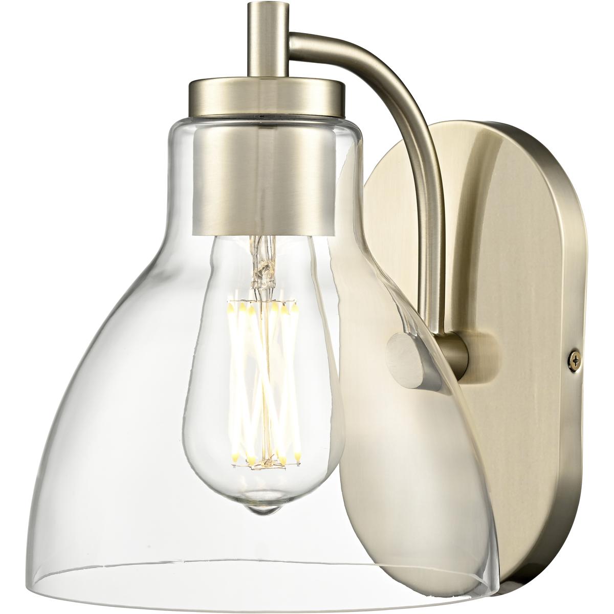 Millennium Lighting 6201-MG Knightsdale Wall Sconce Wall Light in Modern Gold