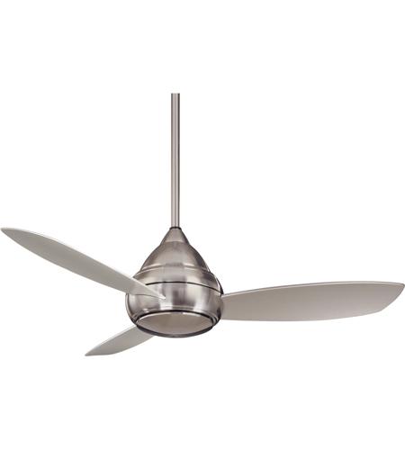 Minka Aire F476l Bnw Concept I Wet 52 Inch Brushed Nickel Wet Ceiling Fan