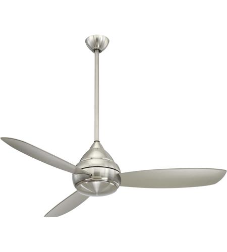 Minka Aire F477l Bnw Concept I Wet 58 Inch Brushed Nickel Wet Ceiling Fan