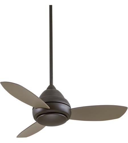 Minka Aire F516l Orb Concept I 44 Inch Oil Rubbed Bronze With Taupe Blades Ceiling Fan