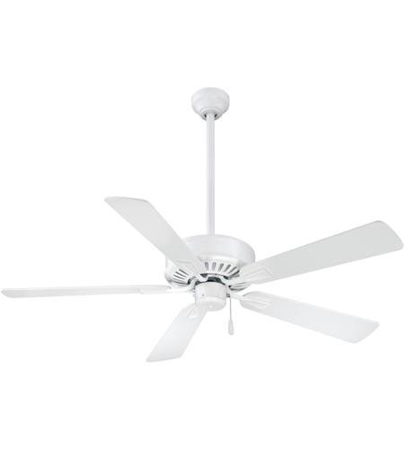 Minka Aire F556 Whf Contractor Plus 52 Inch Flat White Ceiling Fan