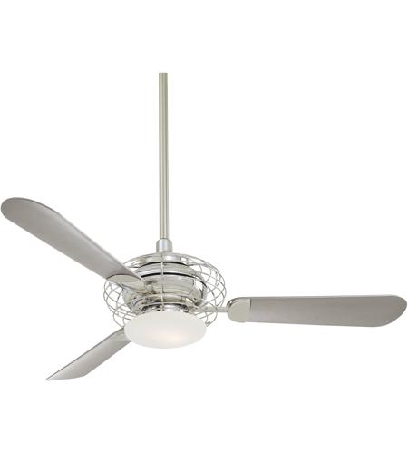 Minka Aire F601 Pn Acero 52 Inch Polished Nickel With Silver Blades Ceiling Fan