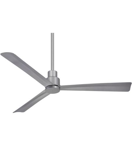 Minka Aire F787 Sl Simple 52 Inch Silver Outdoor Ceiling Fan