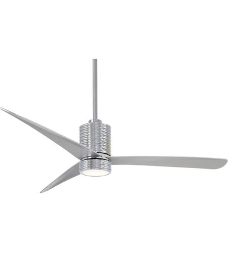 Minka Aire F829l Ch Sl Mojave 56 Inch Chrome With Silver Blades Ceiling Fan