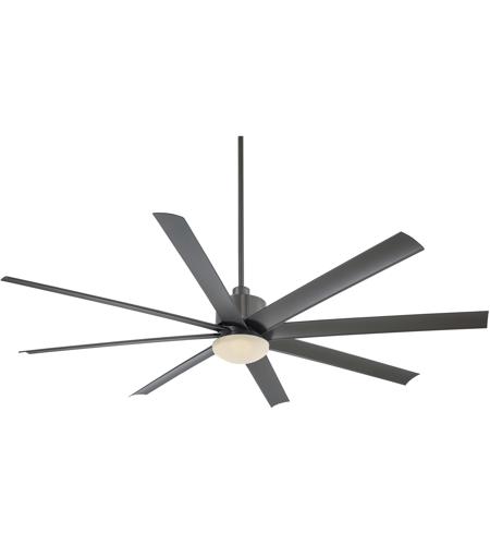 Minka Aire F889 Si Slipstream 84 Inch Smoked Iron Outdoor Ceiling Fan In Etched Opal