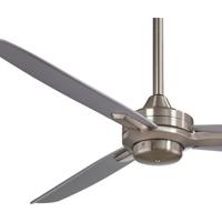 Brushed Nickel Minka Aire F727-BN/SL Rudolph 52" 3 Blade Ceiling Fan 