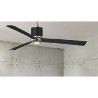 Minka-Aire F736L-BS/SDBK Gear 54 inch Brushed Steel/Sand Black with Matte Black Blades Ceiling Fan alternative photo thumbnail