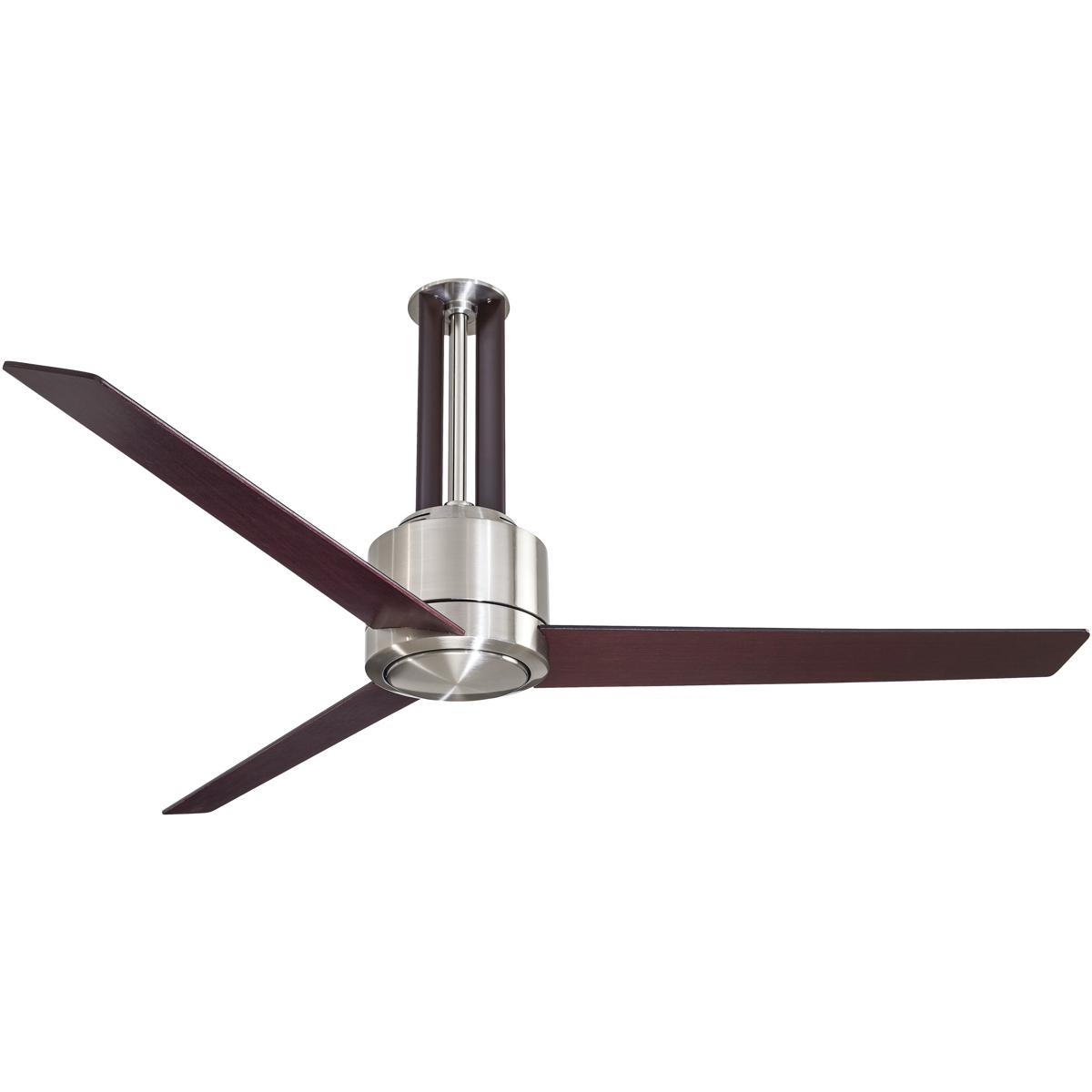 Minka-Aire F531-L-BN Flyte 56 inch Brushed Nickel with Maple Blades