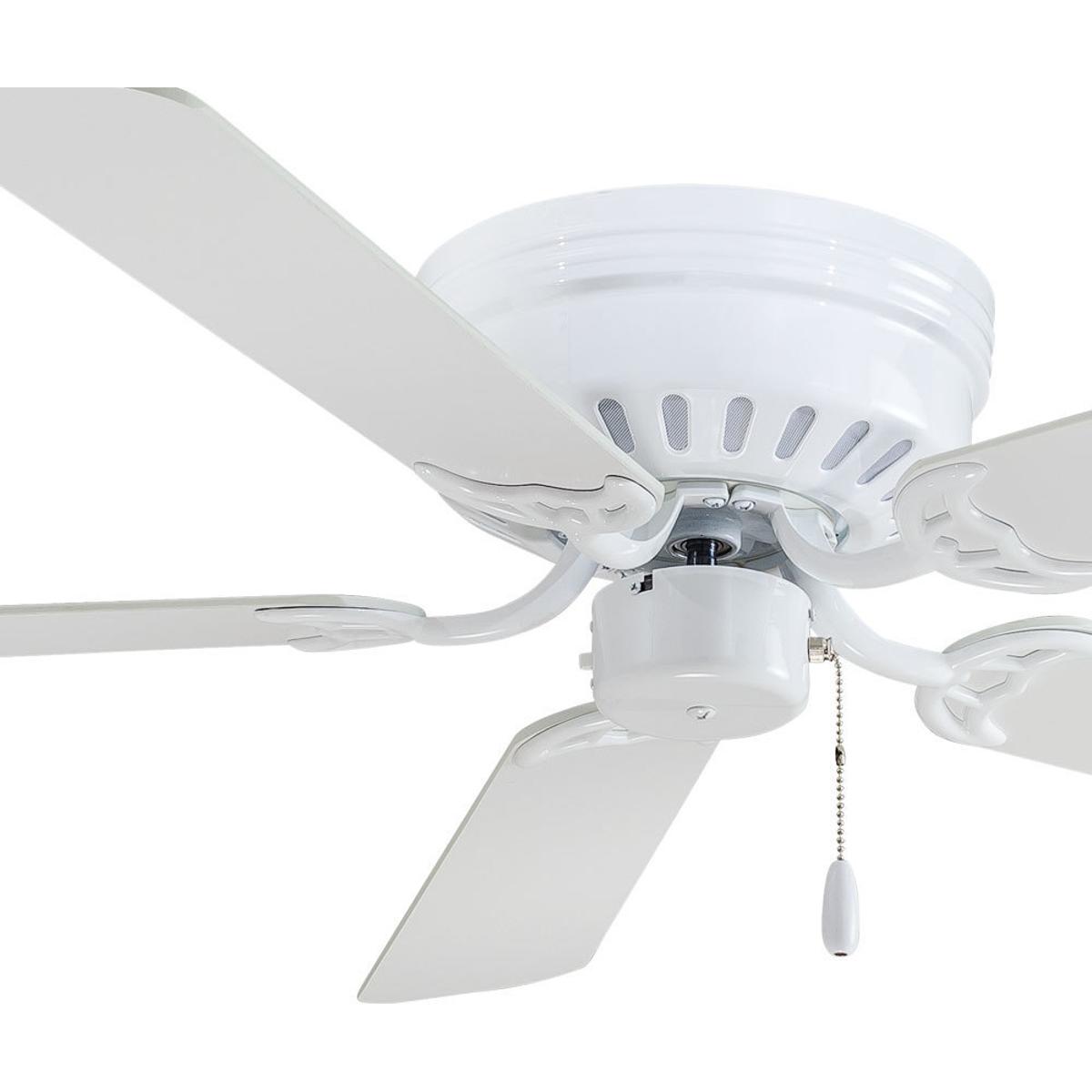MinkaAire F565WH Mesa 52 inch White Ceiling Fan, Flush Mount eBay