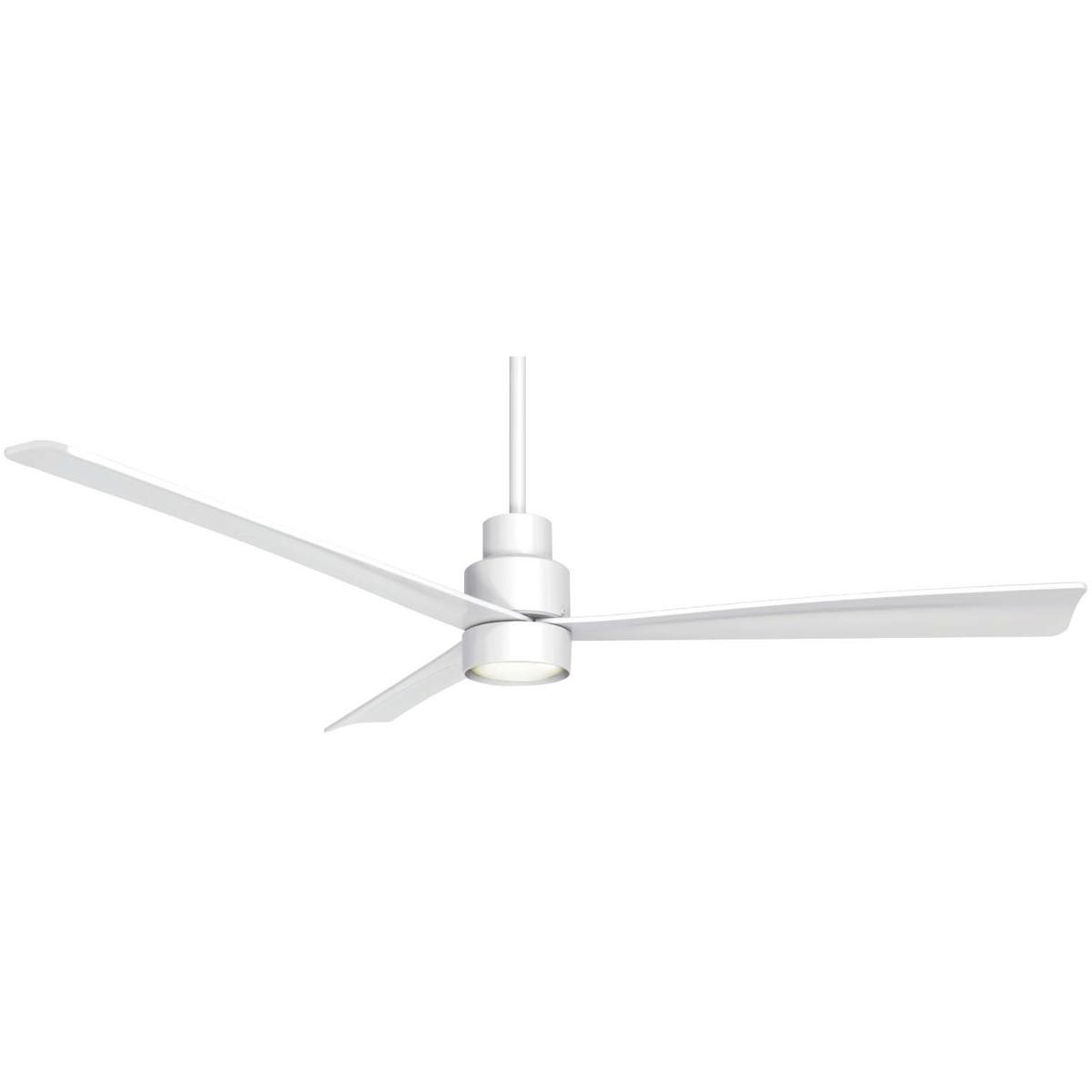 MinkaAire F787WHF Simple 52 inch Flat White Outdoor Ceiling Fan eBay