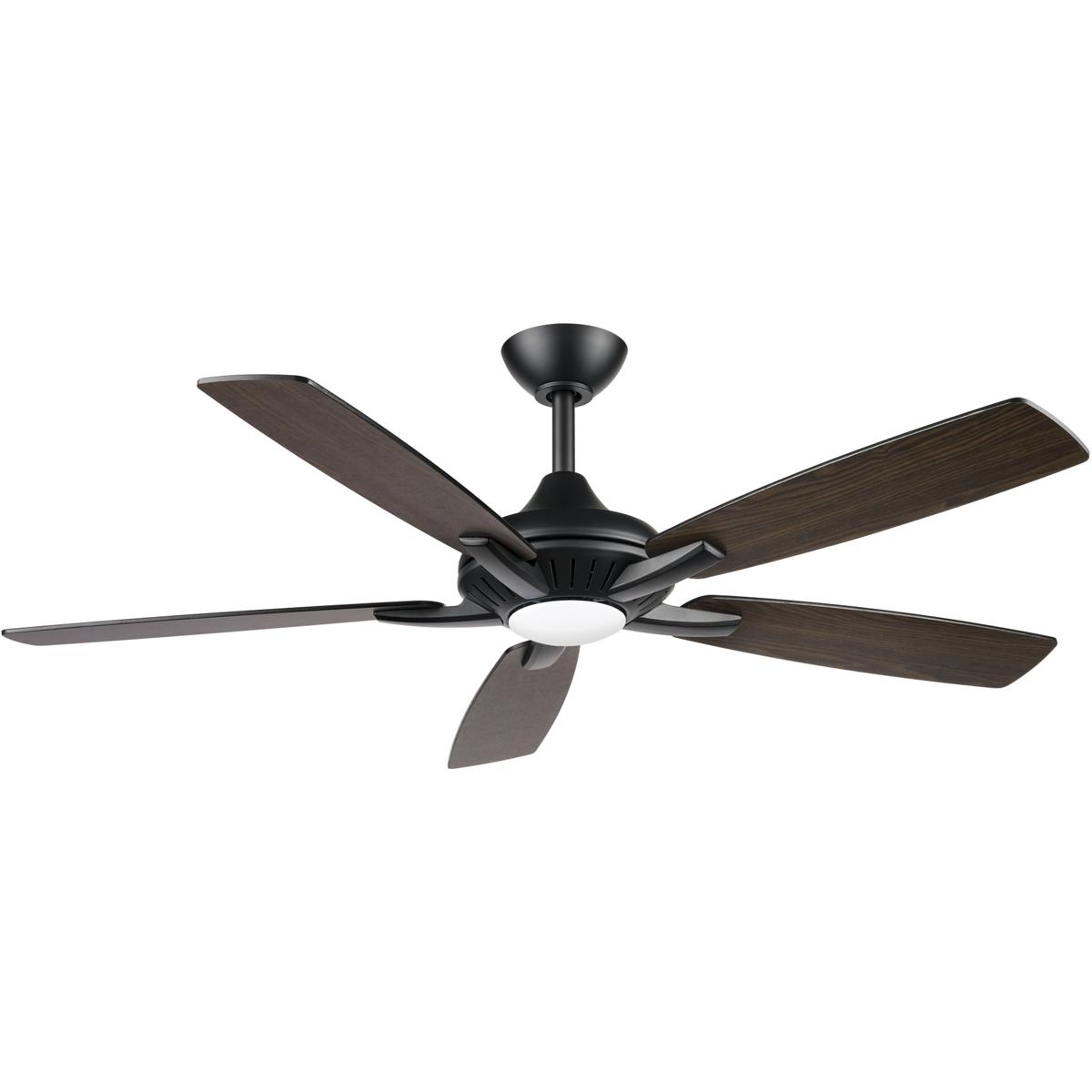 Minka-Aire F1000-CL/DTW Dyno 52 inch Coal/Dark Textured Walnut with Dark Textured Walnut Blades Ceiling Fan