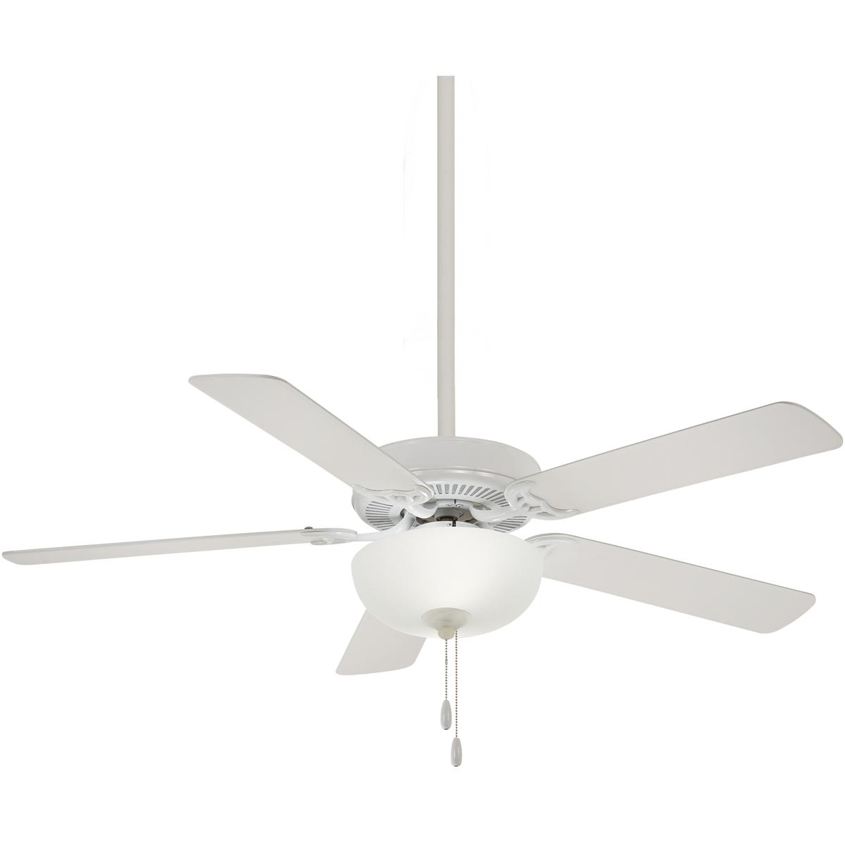 Minka-Aire F448L-WH Contractor II Uni-Pack 52 inch White Ceiling Fan