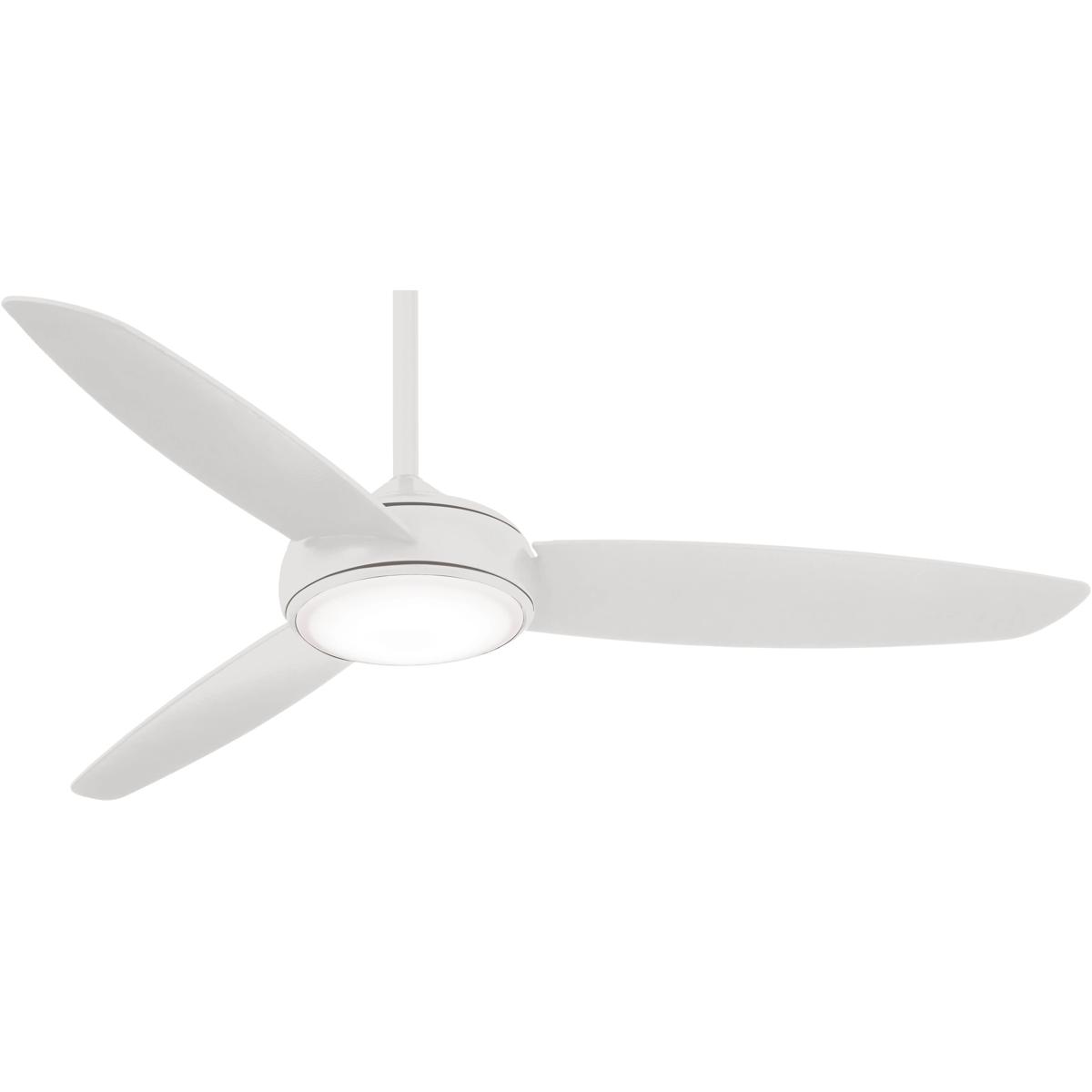 Lighting New York RF465LWH MinkaAire Concept IV 54 inch White Outdoor Ceiling Fan F465LWH  Open Box
