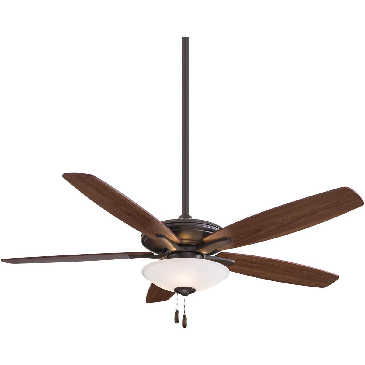Minka-Aire F522L-ORB Mojo 52 inch Oil Rubbed Bronze with Medium Maple/Dark Walnut Blades Ceiling Fan