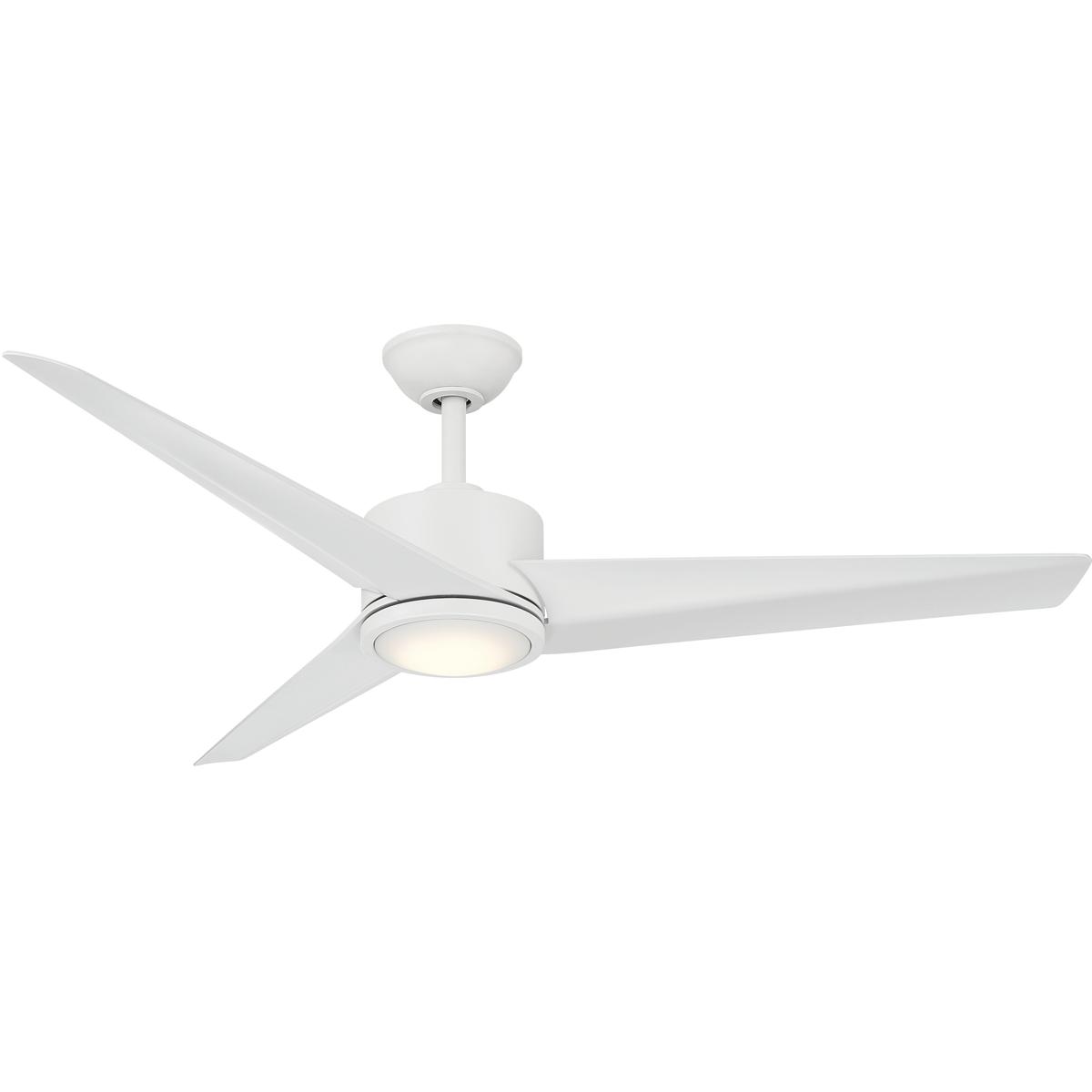 Minka-Aire F646L-WHF Verna 52 inch Flat White Ceiling Fan