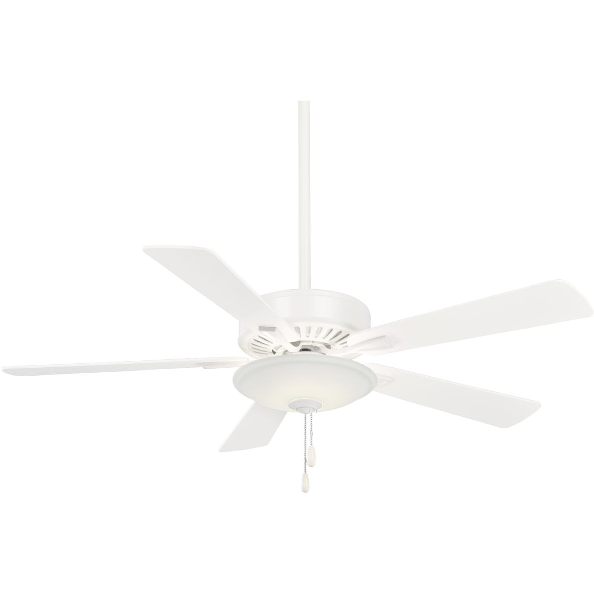 Minka-Aire F656L-WH Contractor Uni-Pack 52 inch White Ceiling Fan