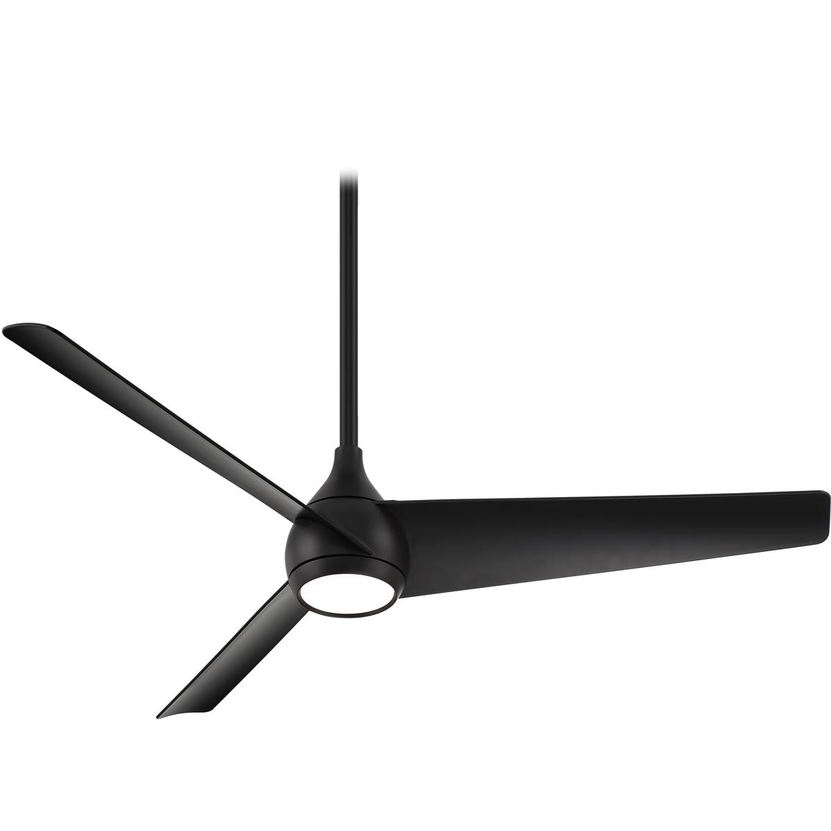 Lighting New York R-F678L-CL Minka-Aire Twist 52 inch Coal Indoor Ceiling Fan, Wifi F678L-CL - Open Box