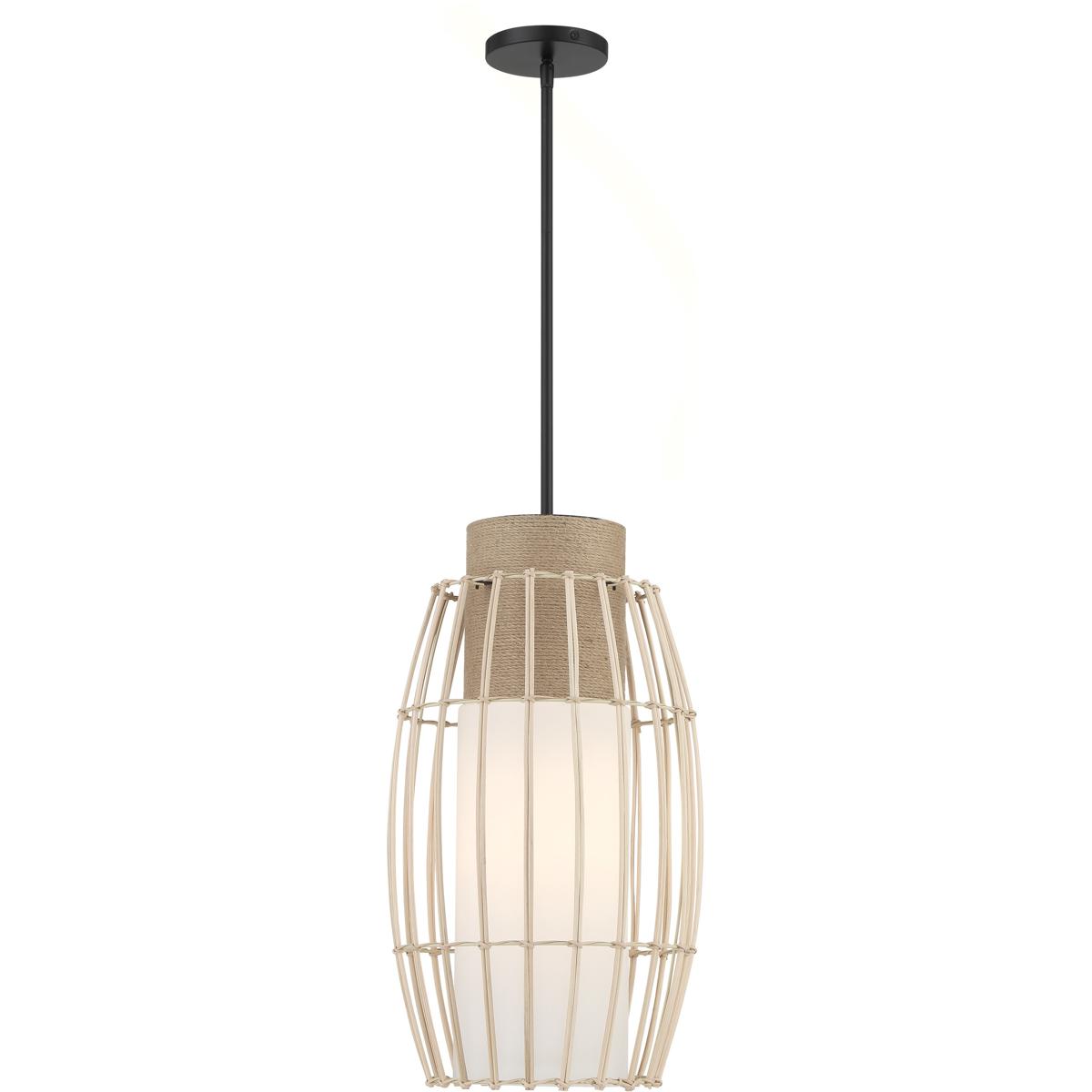 Minka-Lavery 1104-66A Watermill 1 Light 12.5 inch Coal Pendant Ceiling Light