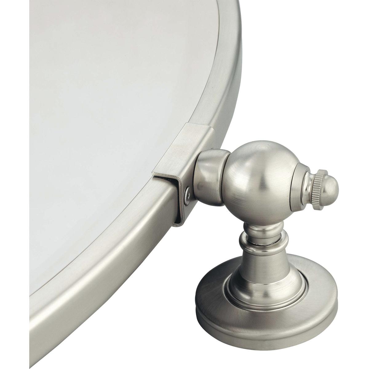 MinkaLavery 143384 Pivot 32 X 31 inch Brushed Nickel Mirror, Oval eBay