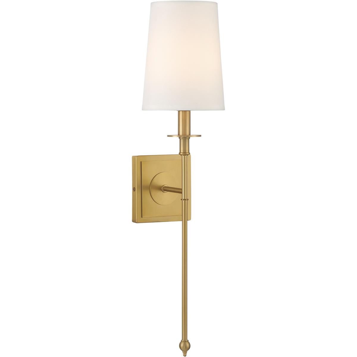 Lighting New York 2021-894 Minka-Lavery Calera 1 Light Signature Brass Wall Sconce Wall Light 2021-894 - Open Box