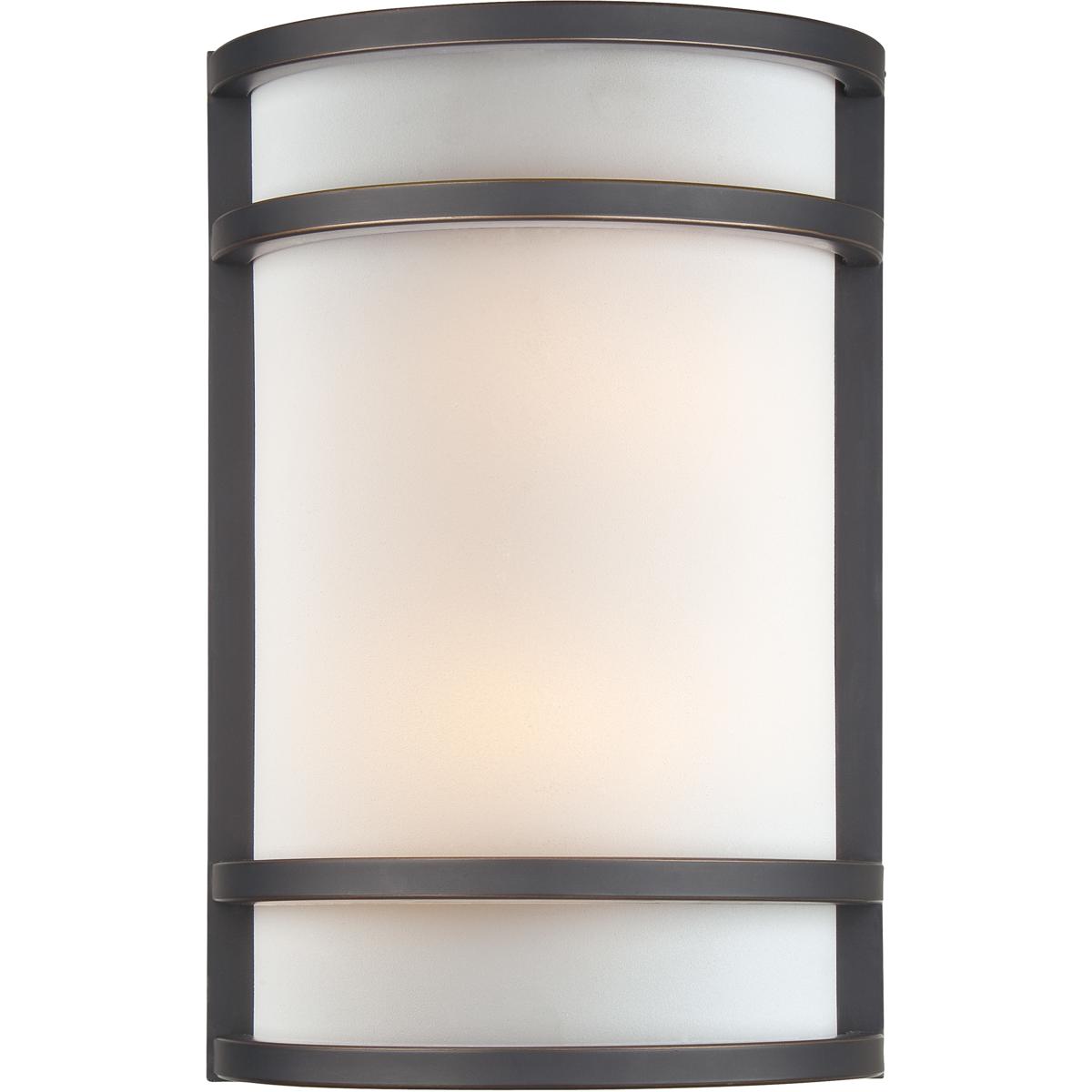 Minka-Lavery 345-37B ML 2 Light 8 inch Dark Restoration Bronze ADA Wall Mount Wall Light in Incandes