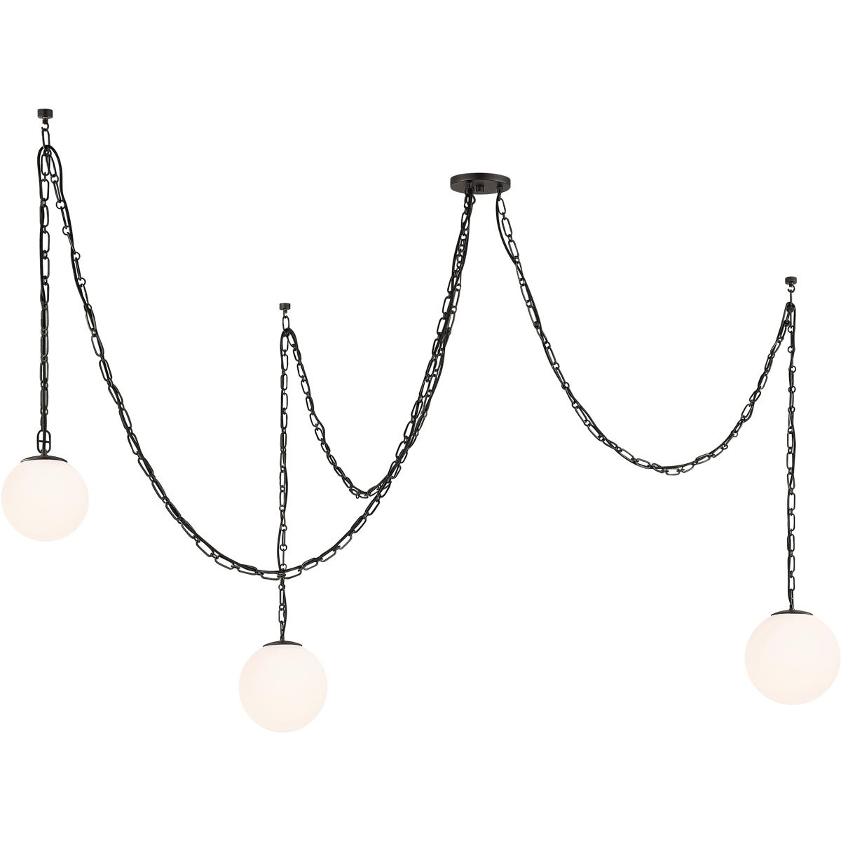 Minka-Lavery 5218-860 Marbelle 3 Light 81.75 inch Dark Bronze Pendant Ceiling Light
