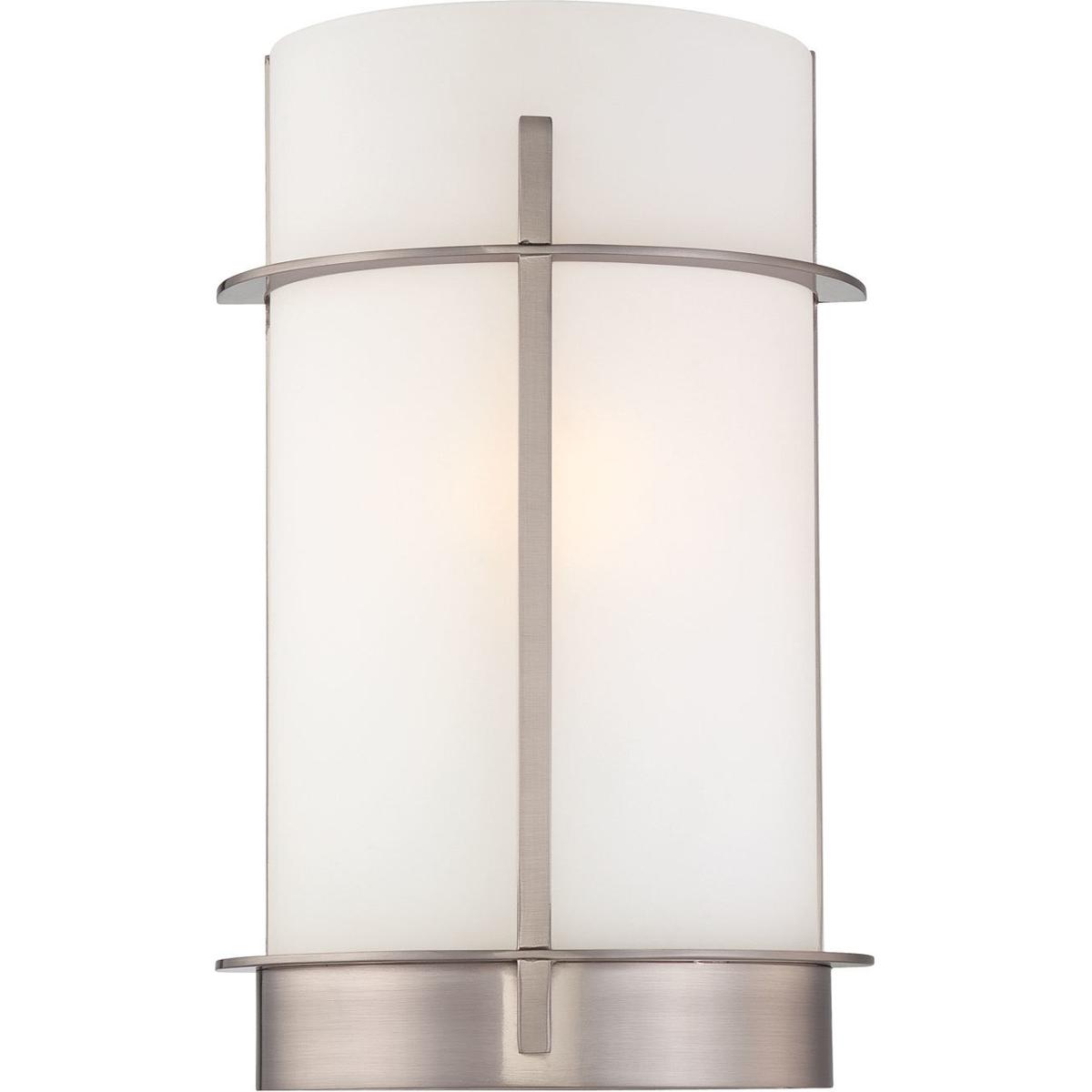 Minka-Lavery 6460-84 Compositions 1 Light 8 inch Brushed Nickel ADA Wall Sconce Wall Light