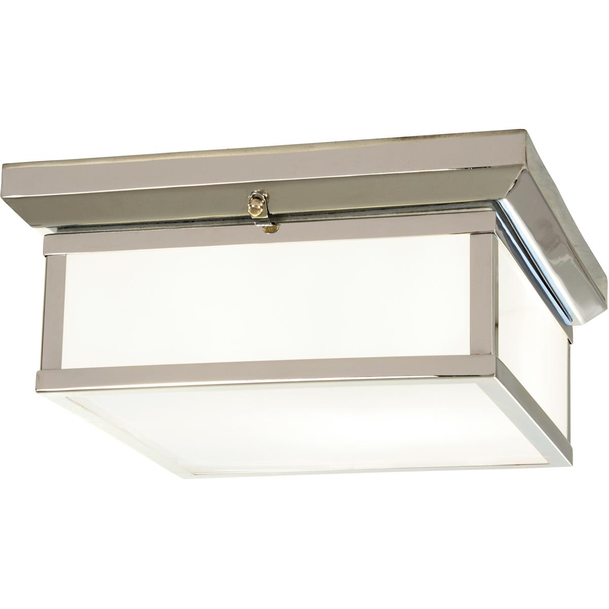 MinkaLavery 6919613 Daventry 2 Light 13 inch Polished Nickel Flush Mount Ceiling Light
