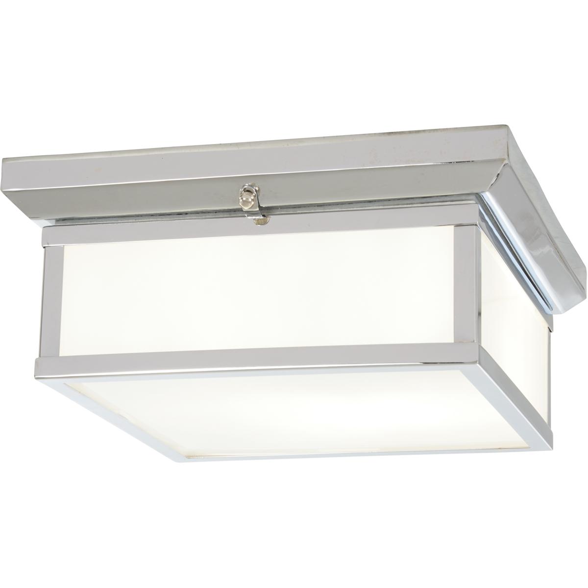 MinkaLavery 691977 Daventry 2 Light 13 inch Chrome Flush Mount Ceiling Light