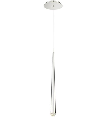 Modern Forms PD-41719-PN Cascade LED 2 inch Polished Nickel Pendant Ceiling Light in 1, Round, 19in. photo
