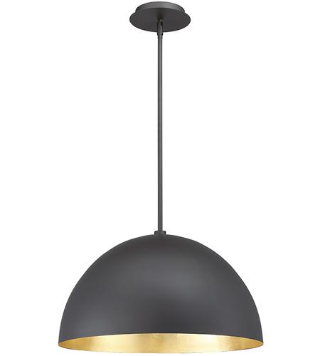 Yolo Led 18 Inch Gold Leaf Pendant Ceiling Light In 18in