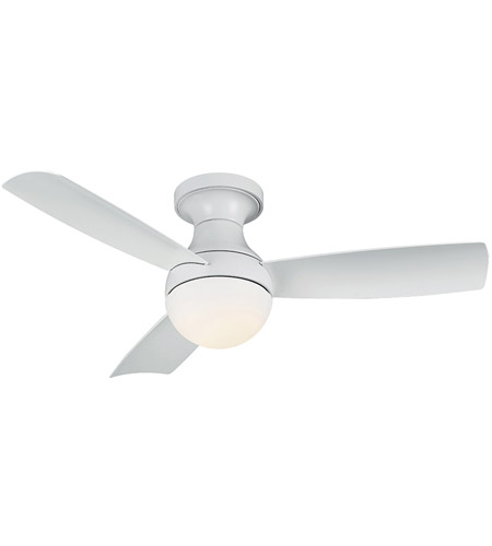 Modern Forms Fh W1807 44l 27 Mw Aloft 44 Inch Matte White Flush Mount Indoor Outdoor Smart Ceiling Fan