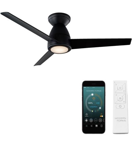 Black Flush Mount Ceiling Fan With Light       : Top 8 Best Hugger Flush Mount Ceiling Fan Reviews In 2021 : Flush mount ceiling fan with light of 17 w dimmable led light included which adjusts.