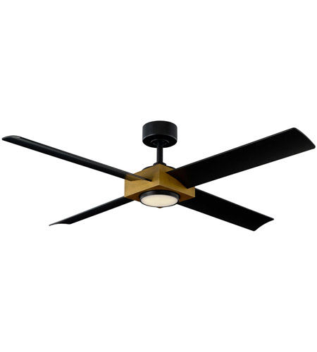 Modern Forms Fr W1922 56l Ab Mb Paradox 56 Inch Aged Brass Indoor Outdoor Smart Ceiling Fan