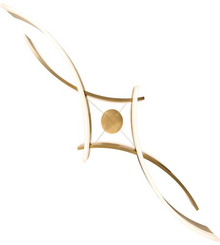 Modern Forms PD-31058-AB Arcs LED 8 inch Aged Brass Chandelier Ceiling Light PD-31058-AB.PT02.jpg