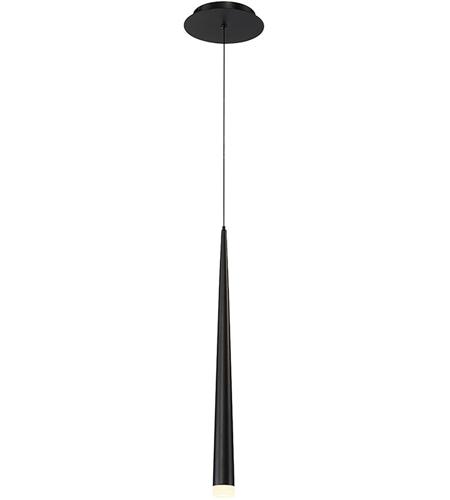 Modern Forms Pd 41819 Bk Cascade Led 2 Inch Black Pendant Ceiling Light