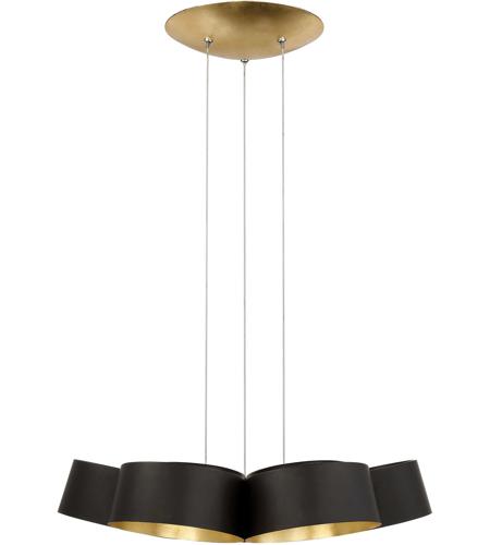 Modern Forms PD-52734-GL Marimba LED 34 inch Black Gold Leaf Chandelier Ceiling Light in 34in. PD-52734-GL.PT02.jpg
