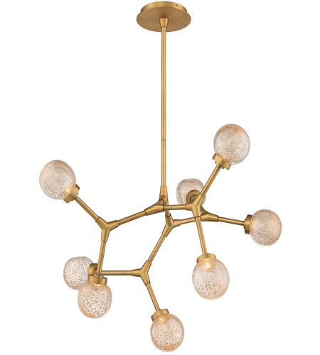 Modern Forms PD-53728-AB Catalyst LED 28 inch Aged Brass Chandelier Ceiling Light in 28in.