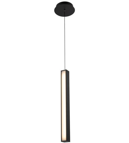 Modern Forms Pd 640 Bk Chaos Led 7 Inch Black Pendant Ceiling Light In 1 in