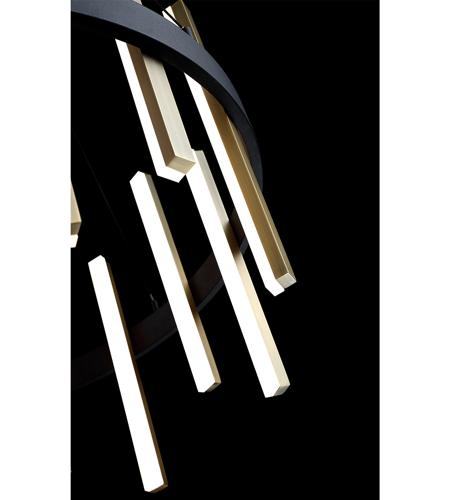 Modern Forms PD-87924-BK/AB Harmonix LED 24 inch Black Aged Brass Chandelier Ceiling Light in 24in. PD-87924-BK-AB.PT01.jpg