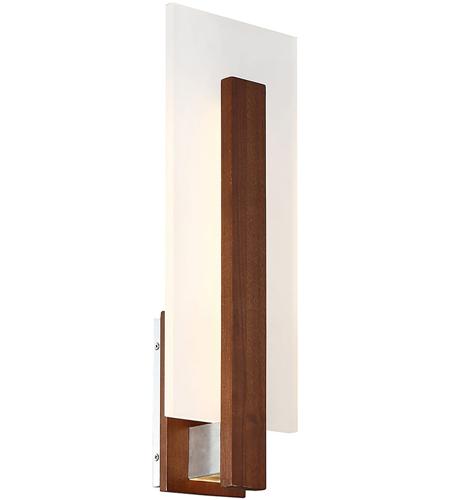 Modern Forms WS-84819-DW Contemporary Modern LED Wall Sconce from Stem walnut da 