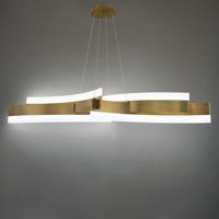 Modern Forms PD-31058-AB Arcs LED 8 inch Aged Brass Chandelier Ceiling Light alternative photo thumbnail