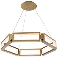 Modern Forms PD-50835-AB Mies LED 35 inch Aged Brass Chandelier Ceiling Light in 35in. alternative photo thumbnail