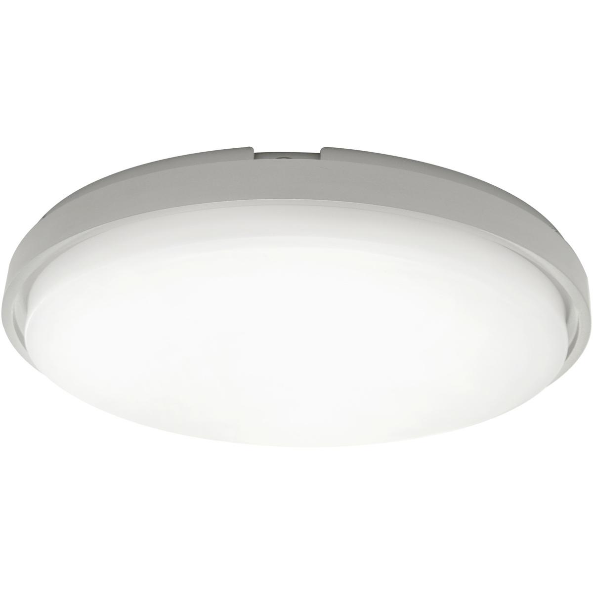 Modern Forms FM-5415-40-TT-EM Zenith LED 15 inch Titanium Flush Mount Ceiling Light in 4000K, Has EM Backup Battery