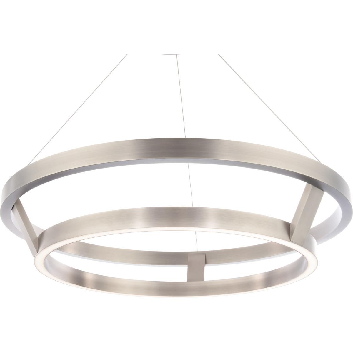 Modern Forms PD-32242-BN Imperial 1 Light 42 inch Brushed Nickel Chandelier Ceiling Light