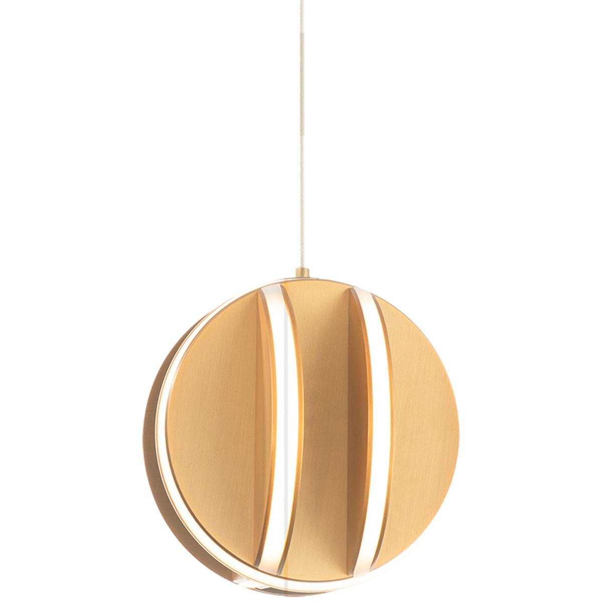 Modern Forms PD-36206-AB Carillion 1 Light 6 inch Aged Brass Mini Pendant Ceiling Light