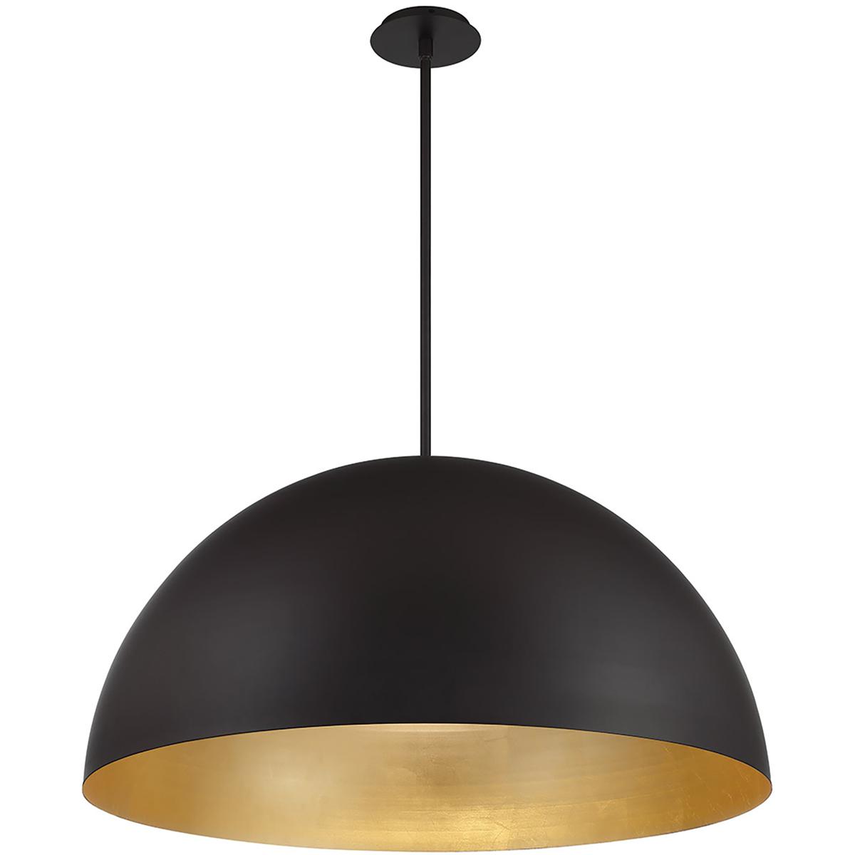 Modern Forms PD-55735-SL Yolo LED 35.5 inch White Silver Leaf Pendant Ceiling Light in 35in.