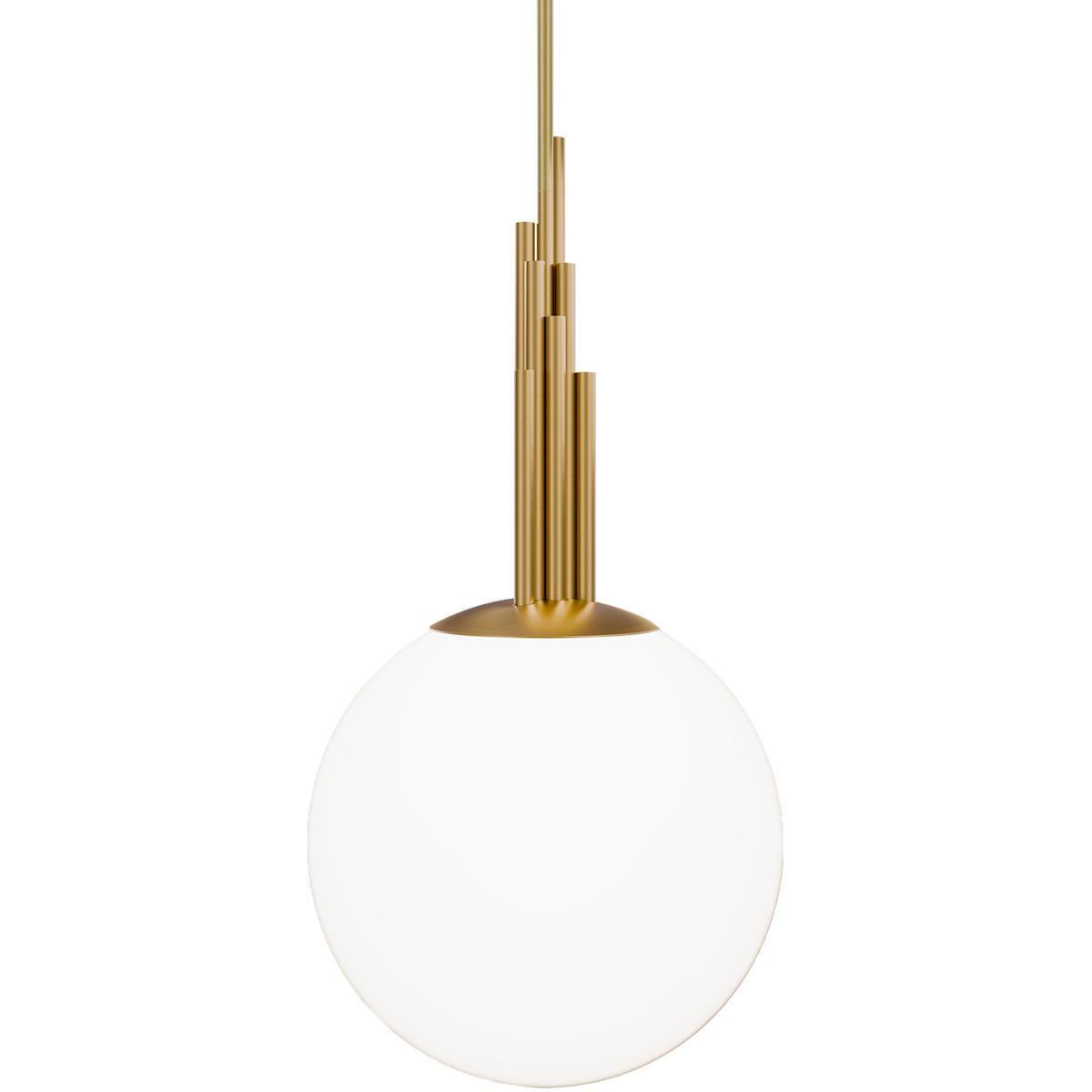 Modern Forms PD-60514-27-AB Sybil LED 13.75 inch Aged Brass Indoor Hanging Lighting Ceiling Light in 2700K